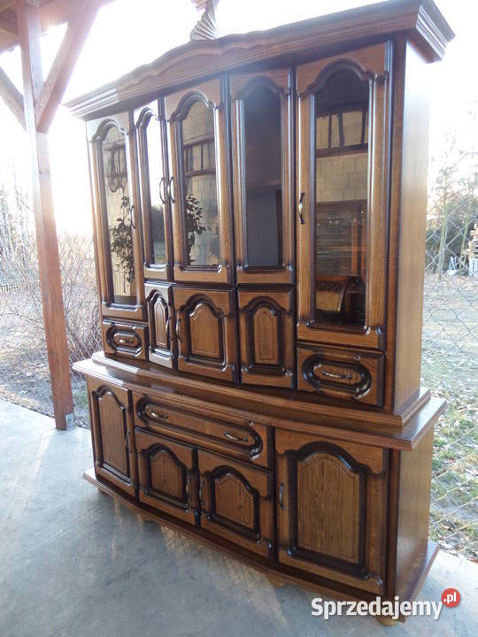 witrna kredens dębowa drewniana stan wysyłka Buczek
