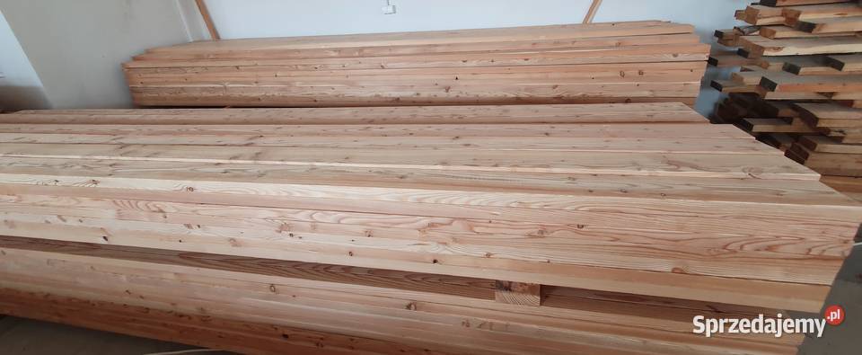 Deska tarasowa modrzewiowa szczotkowana gładka Nowa Dęba