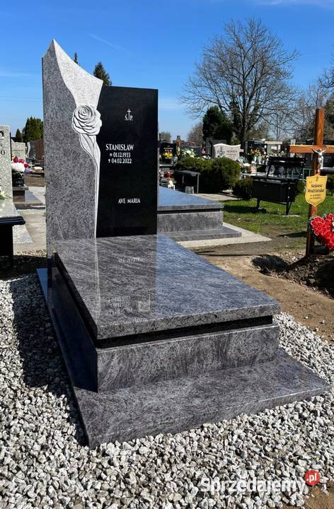 NAGROBEK POMNIK SZWED PRADA GOLD MONTAŻ W Konary
