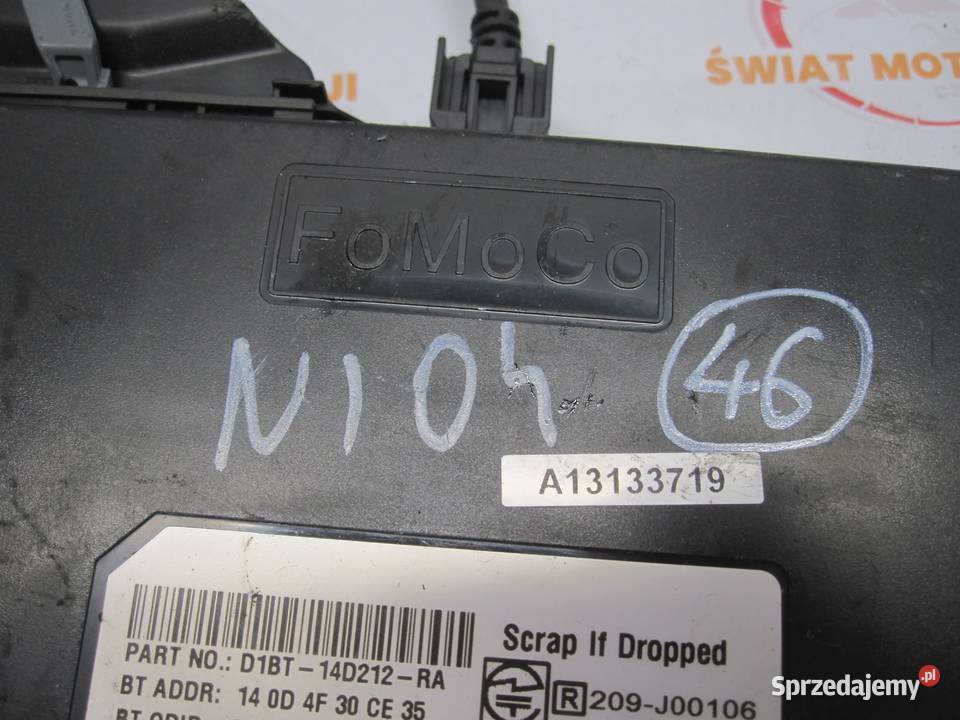 FORD GRAND TOURNEO CONNECT 16r moduł bluetooth osobowe Kielce