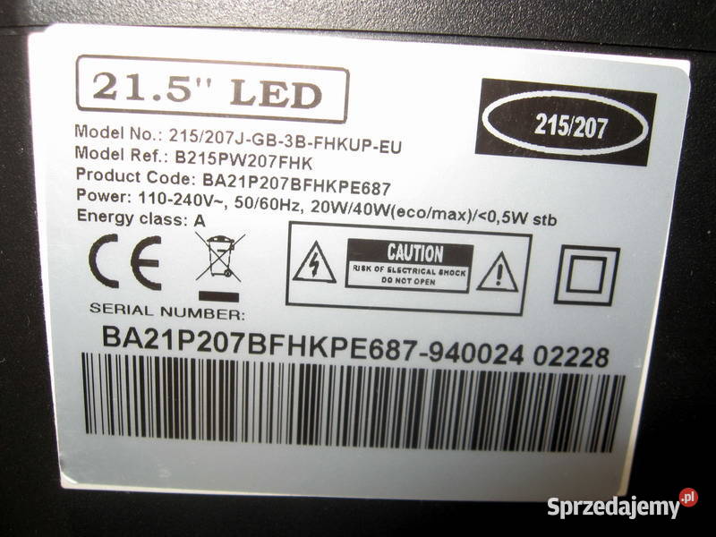 Telewizor Blaupunkt 215 B215PW207FHK LOMBARDi Rzeszów