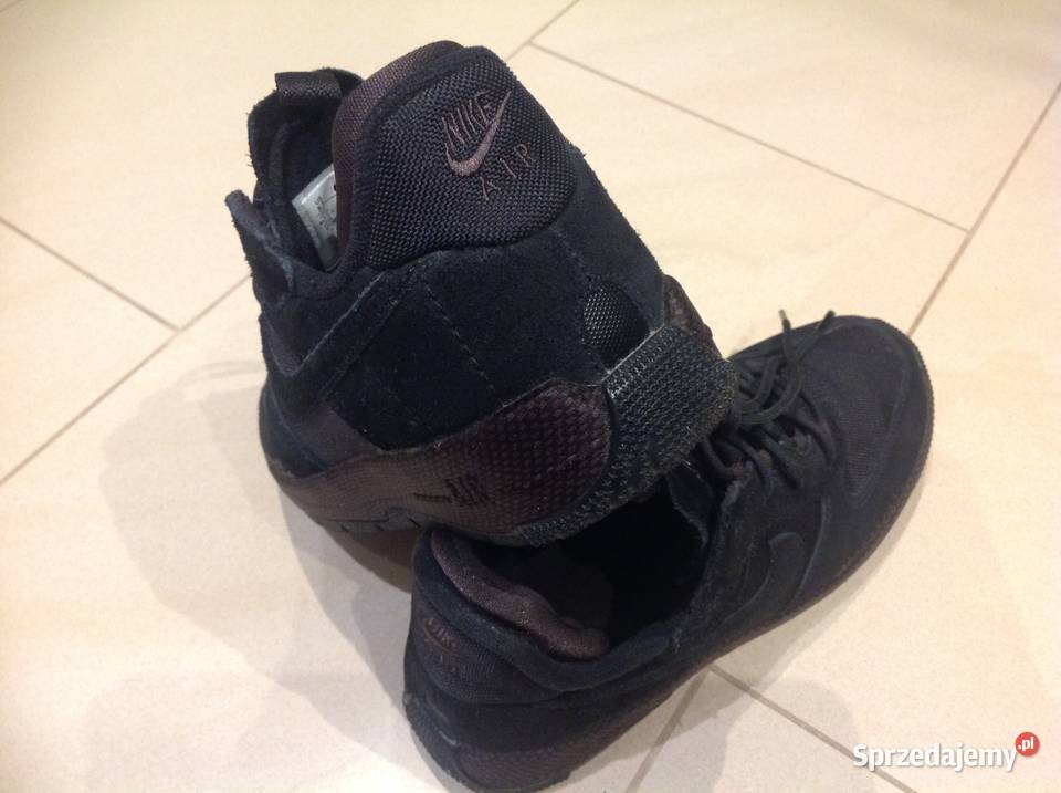 Sneakersy Damskie NIKE AIR FORCE WILD 40 Czarne Obuwie sportowe Nowa Sól