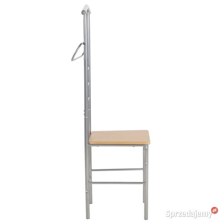 vidaXL Krzesło z wieszakiem na garnitur 2 mazowieckie