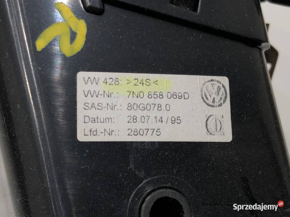 KRATKA NAWIEWU PRZÓD SEAT ALHAMBRA II 7N0858069D Kratki nawiewu podkarpackie