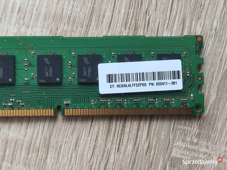 Pamięć RAM Micron MT16JTF1G64AZ1G6E1 DDR3 8GB kujawsko-pomorskie Tuchola