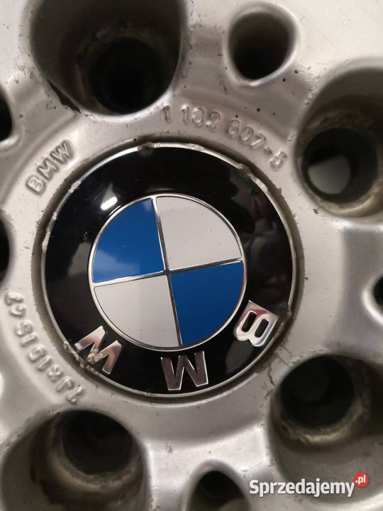 Felgi aluminiowe BMW 15 7J Et47 opony letnie śląskie Rybnik