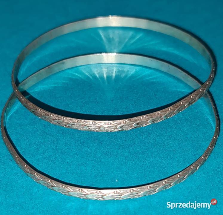 Srebrna Bransoletka Damska X2 14g Starocia Warszawa sprzedam