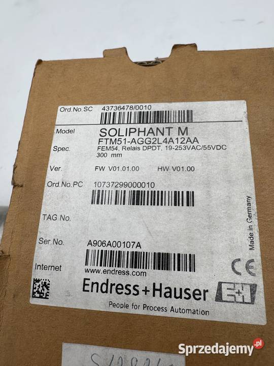 EndressHauser FTM51AGG2L4A12AA Soliphant M Warszawa