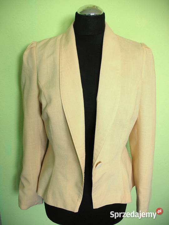Żakiet marynarka damska 38 M biust 100 Bez wzoru Siedlce