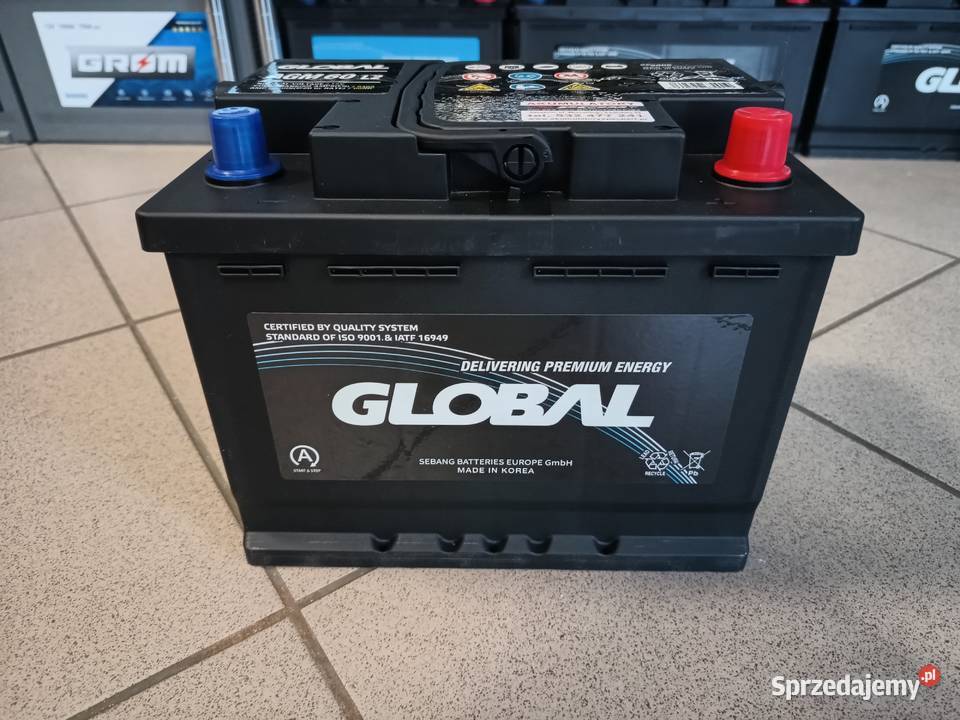 Akumulator GLOBAL 60Ah 640AEN AGM Specpart Akumulatory Szczecin