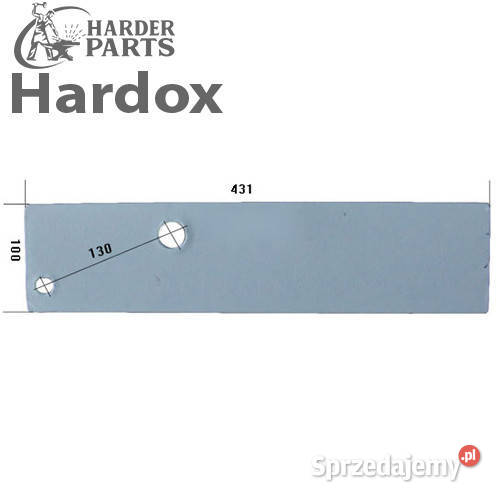 Płoza krótka HARDOX 83981P części do pługa nieuszkodzony Części zamienne podlaskie Suwałki