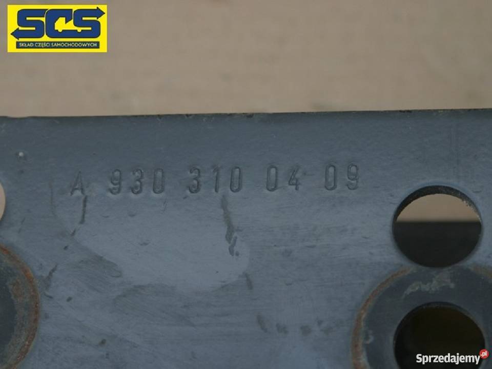 MERCEDES ACTROS MP2 MP3 MOCOWANIE ZDERZAKA PRAWE Bieleń