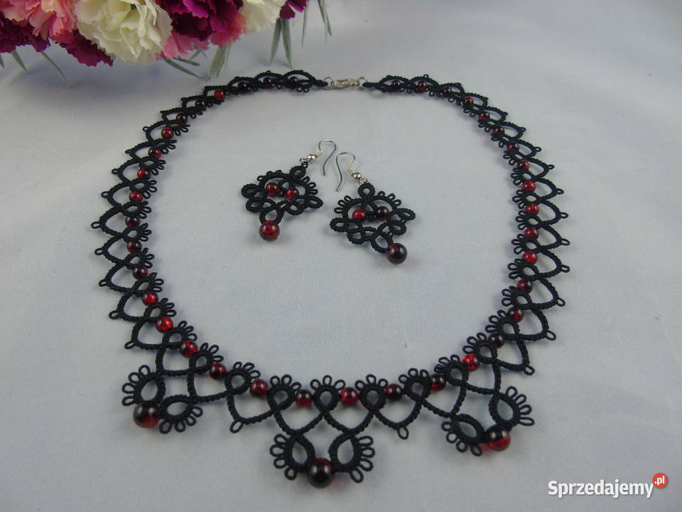 Biżuteria frywolitkowa Naszyjniki