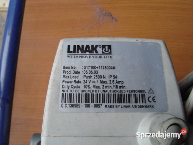 LINAK SIŁOWNIK 24V50Hz