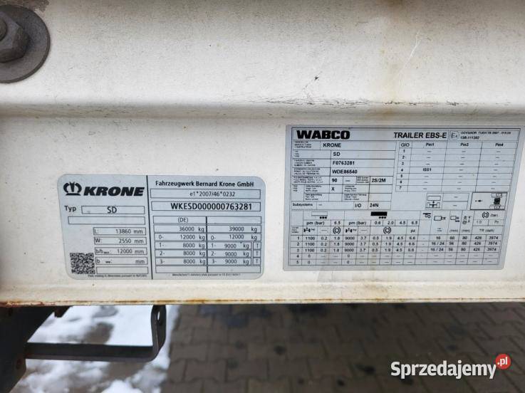 KRONE SD 20171 sprzedam