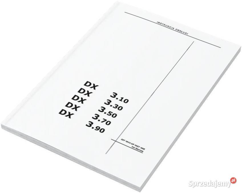 Instrukcja obsługi Deutz Fahr DX 370 390 Pozostałe Szamotuły