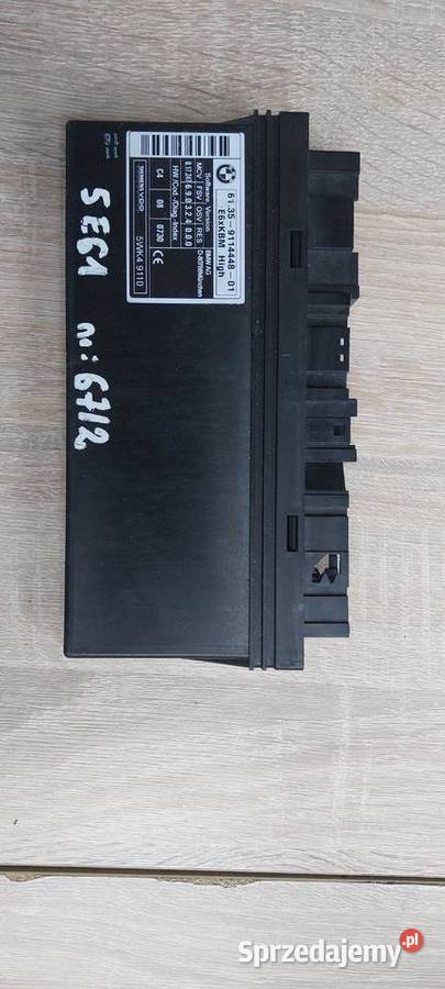 Moduł sterownik komfortu BMW 5 E61 9114448 osobowe zachodniopomorskie Szczecin sprzedam