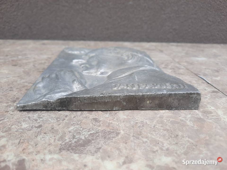Relief odlew aluminium Papież Jan Paweł II Tczew sprzedam