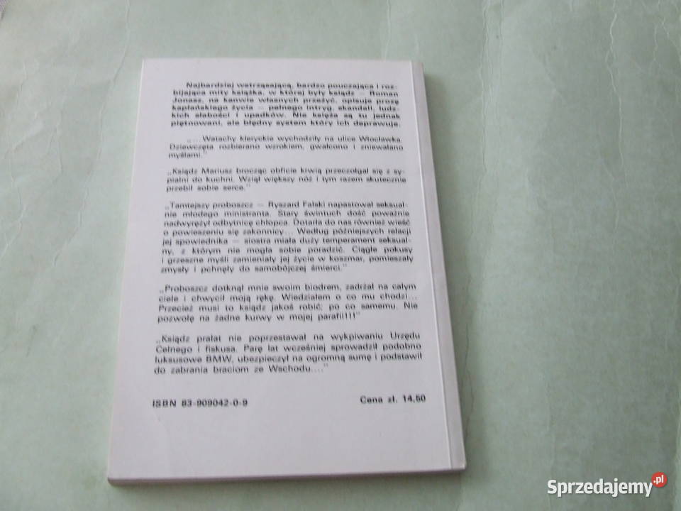 Byłem księdzem Jonasz Idę do Maliński Książki naukowe i popularnonaukowe Oborniki Śląskie
