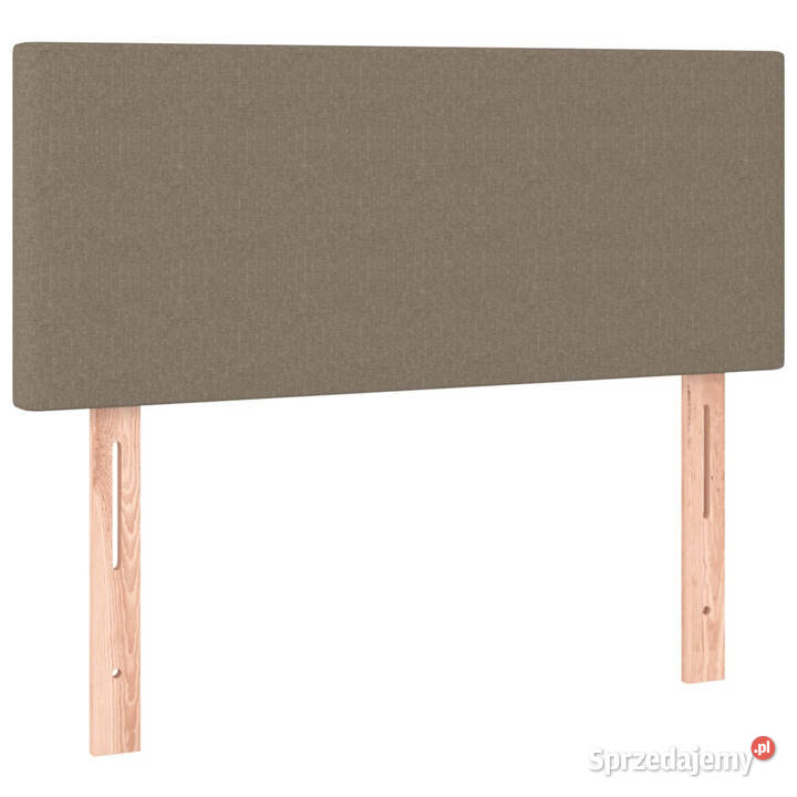 Łóżko kontynentalne z materacem taupe 120x190 Warszawa