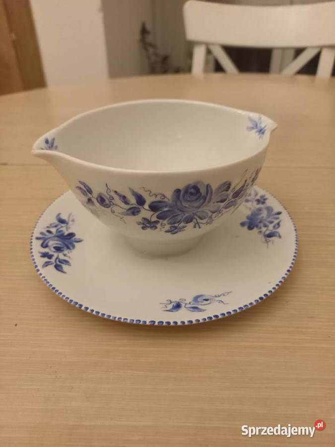porcelana ćmielów sosjerka ręcznie malowana Piastów sprzedam