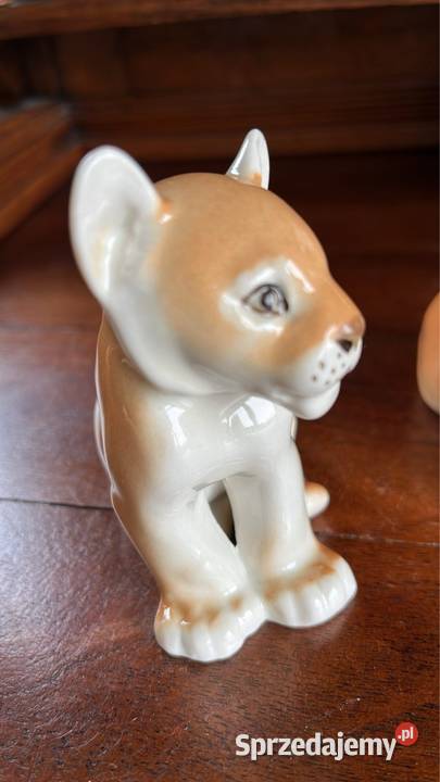 Figurka Lwa Lwiątko Łomosow Najmniejsze sprzedam