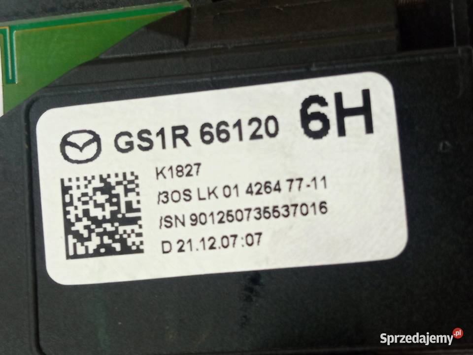 PRZEŁĄCZNIK ZESPOLONY GS1R66120 GH Mazda 6 II Rok produkcji 2008