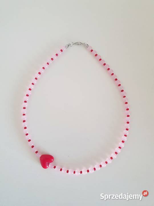 Piękny naszyjnik z uroczym serduszkiem w stylu Naszyjniki Bielsko-Biała