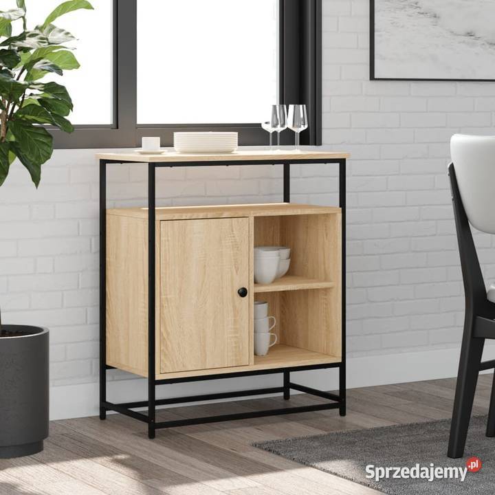 vidaXL Komoda Sonoma Oak 69x35x80 Drewno Drewno konstrukcyjne Warszawa