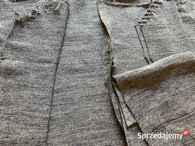 Swetry 4 kawałki do zszycia gotowe melanż szary Rękodzieło śląskie Częstochowa