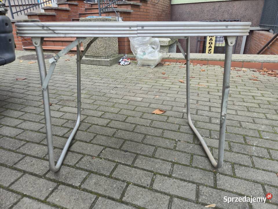 Stary stolik turystyczny PRL Dąbrowa Górnicza