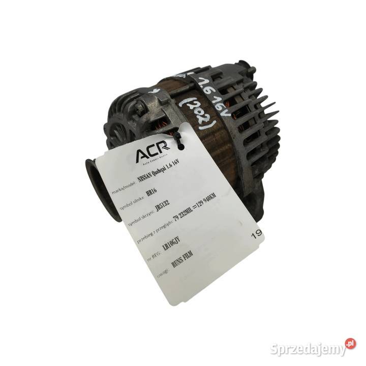 ALTERNATOR Nissan Qashqai J10 20 16V 23100BC00A Chełm
