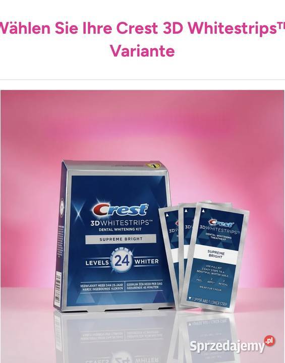 Paski wybielajace z USA Zgorzelec