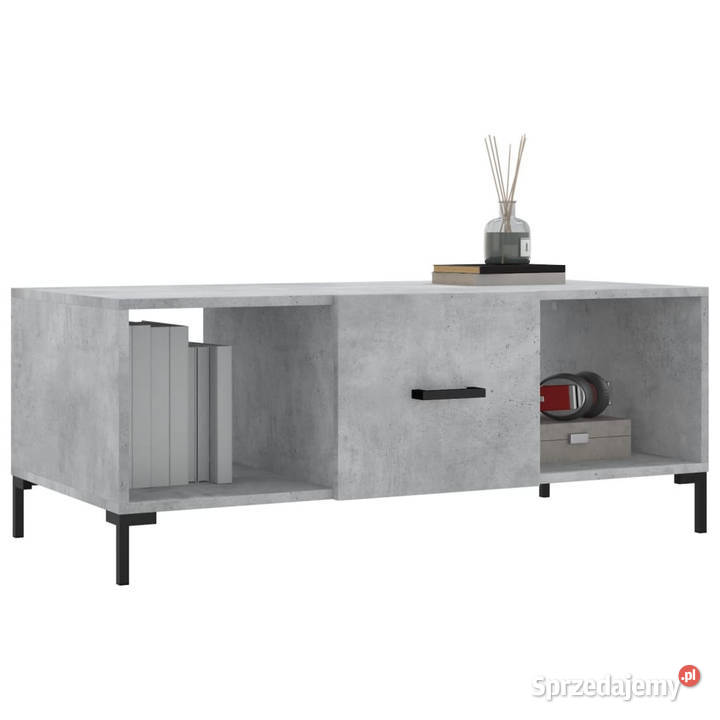 Stolik kawowy szarość betonu 102x50x40 WM829304 Stoły Warszawa