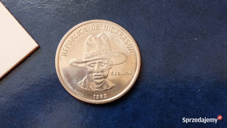 Stare monety 50 centavo 1983 Nikaragua Lesko