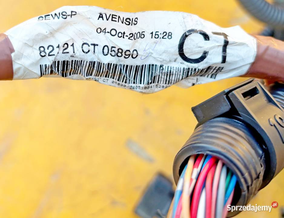 TOYOTA AVENSIS T25 22 DCAT 177 WIĄZKA INSTALACJA