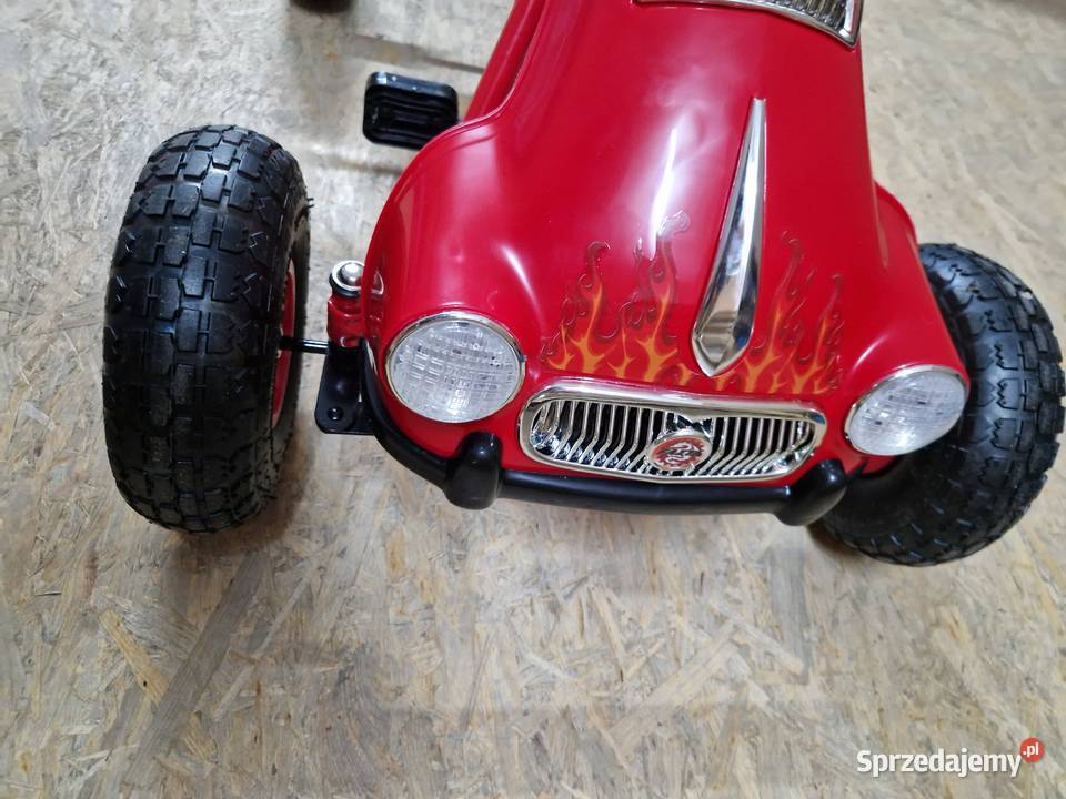 Gokart na pedały Top Racer 64 pompowane koła Red Rowerki sprzedam