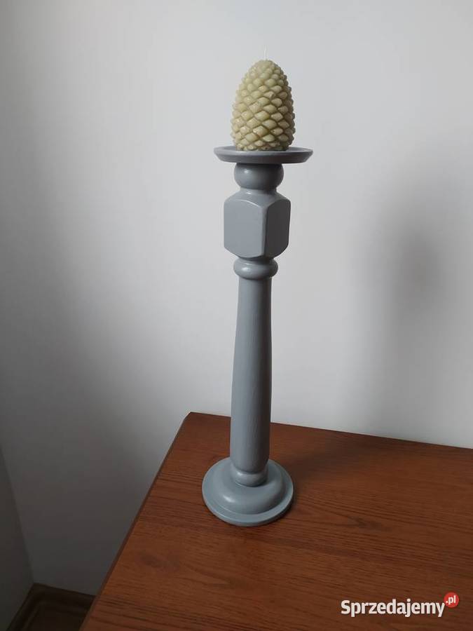 wysoki świecznik podstawka na świecę Warszawa