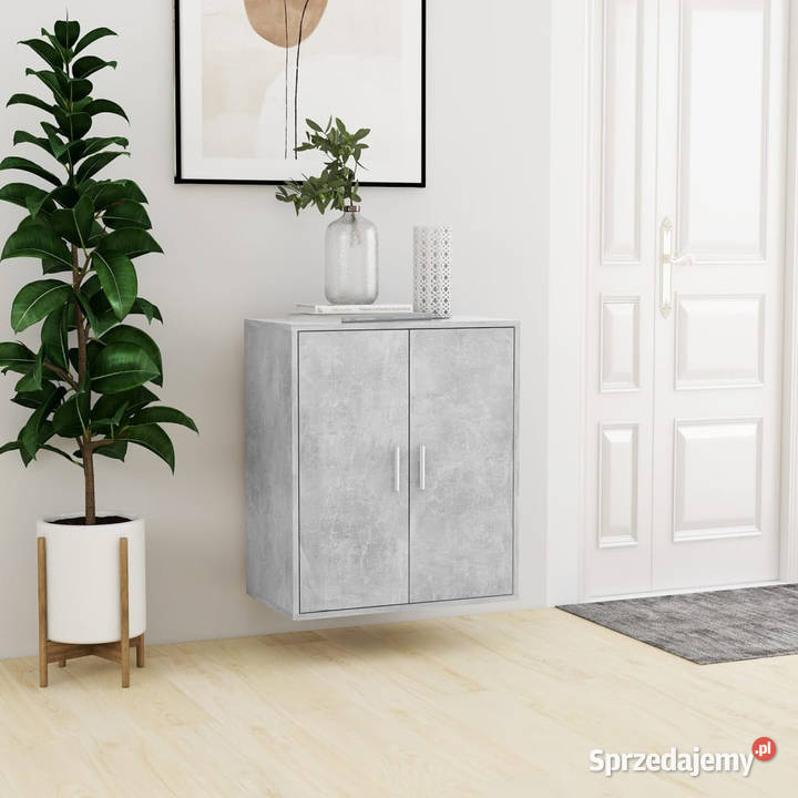 Szafka na buty szarość betonu 60x35x70 WM808922 mazowieckie