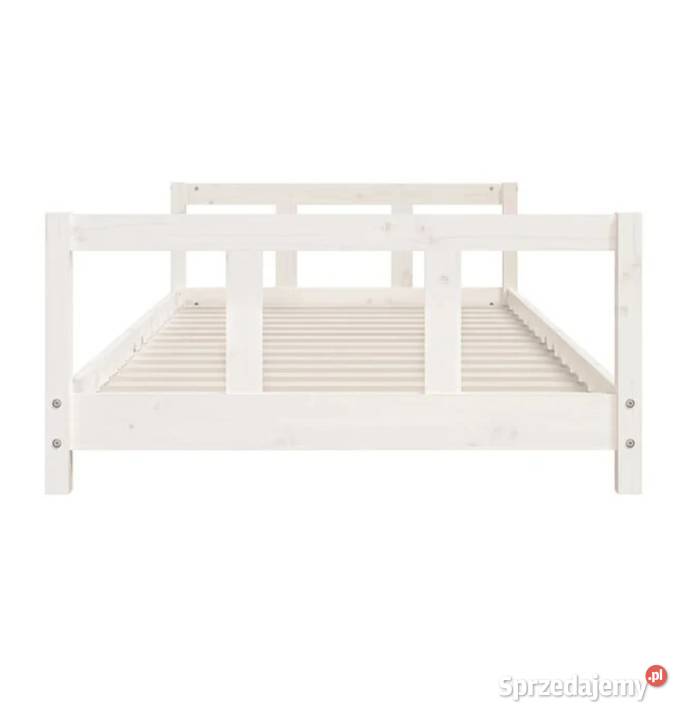 Rama łóżka biała 90x200 drewno sosnowe Ramy i stelaże Poręba