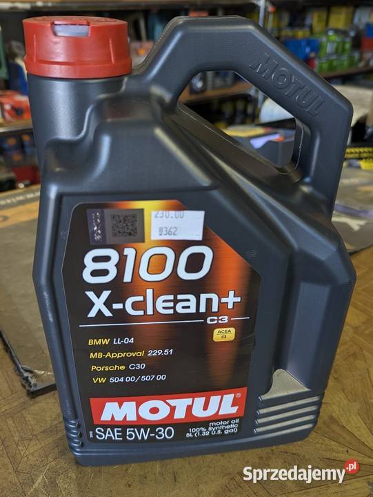 Olej silnikowy MOTUL 8100 XClean 5W30 Łopuszno sprzedam