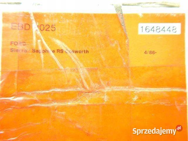 KLOCKI HAMULCOWE PRZÓD FORD SIERRA 8793 20 zASO Klocki hamulcowe