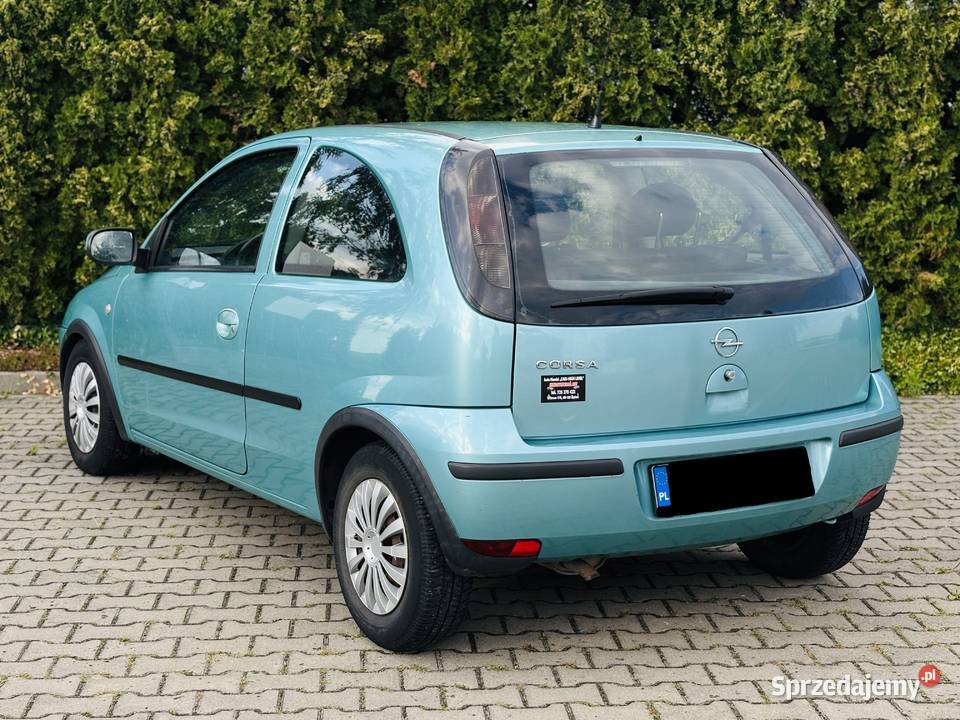 OPEL CORSA C 10 Benzyna Długie Opłaty manualna Corsa Witowo