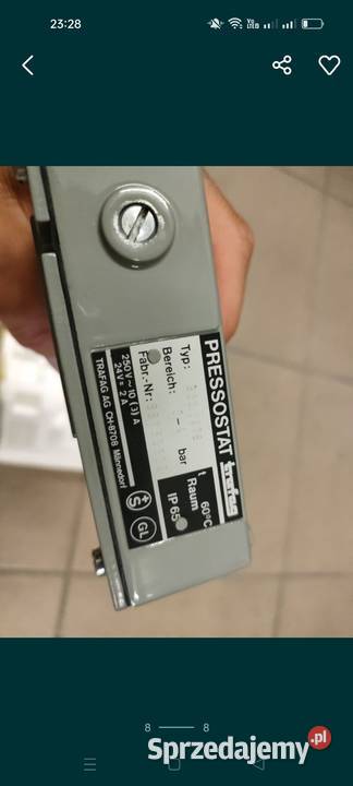 Mechaniczny Presostat Mieszkowy 920 Szczecin