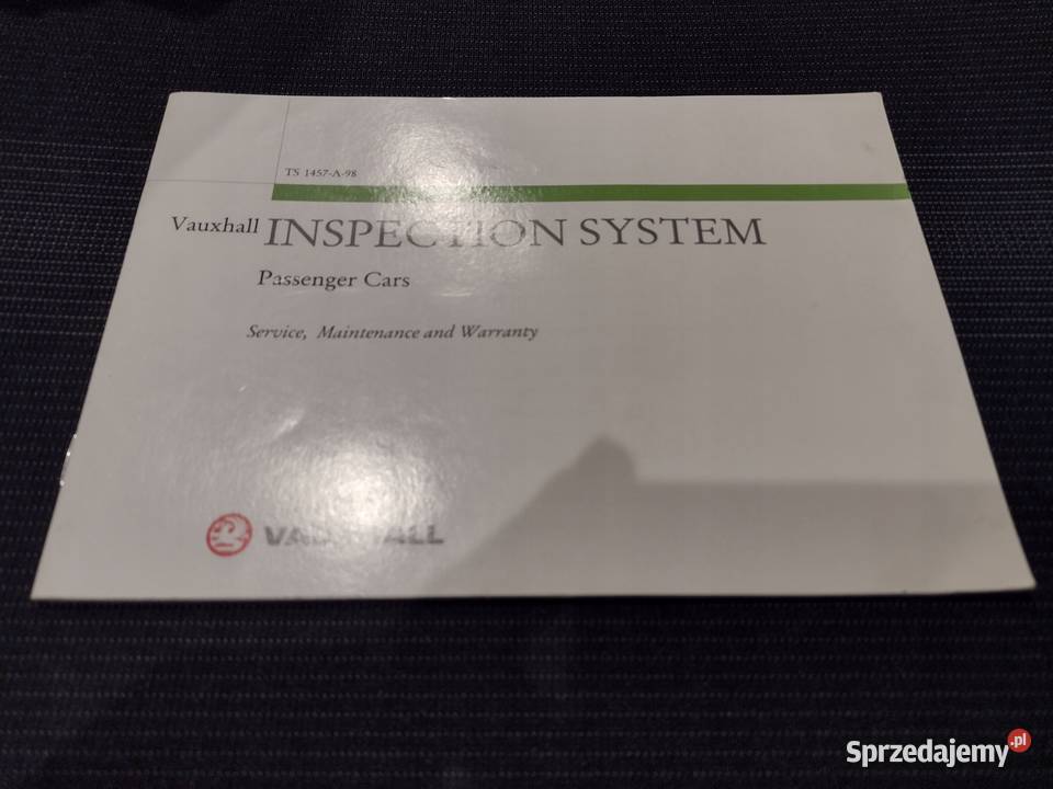 Opel Vectra Vauxhall Książka Gwarancyjna motoryzacja, transport łódzkie Łódź
