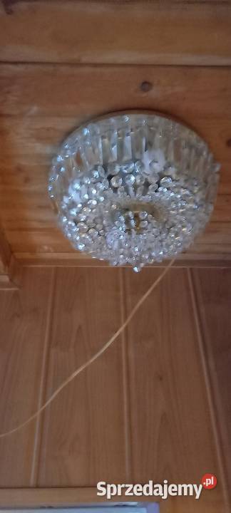 Elegancki kryształowy plafon Wysyłka łódzkie Skierniewice