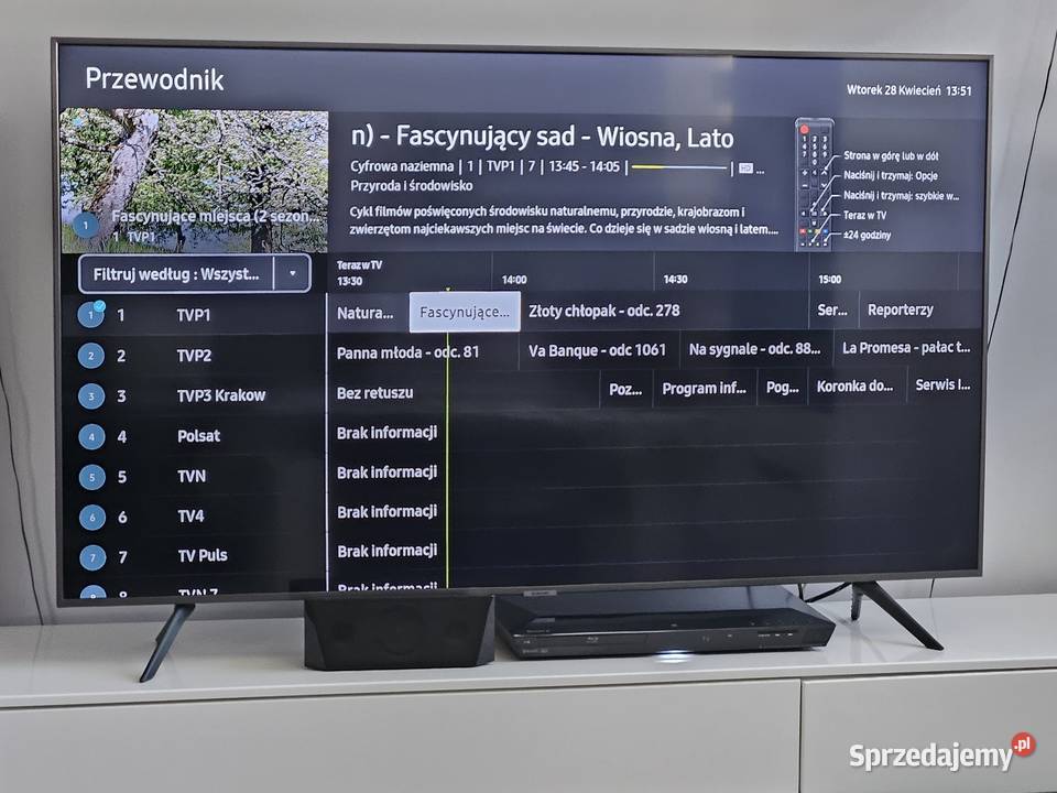 Telewizor Samsung 4K 55 Okazja Rabka-Zdrój