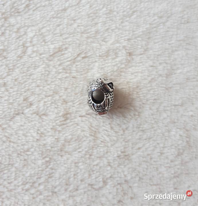Nowy koralik sowa ptak nocny bead charms srebro Szczecin sprzedam