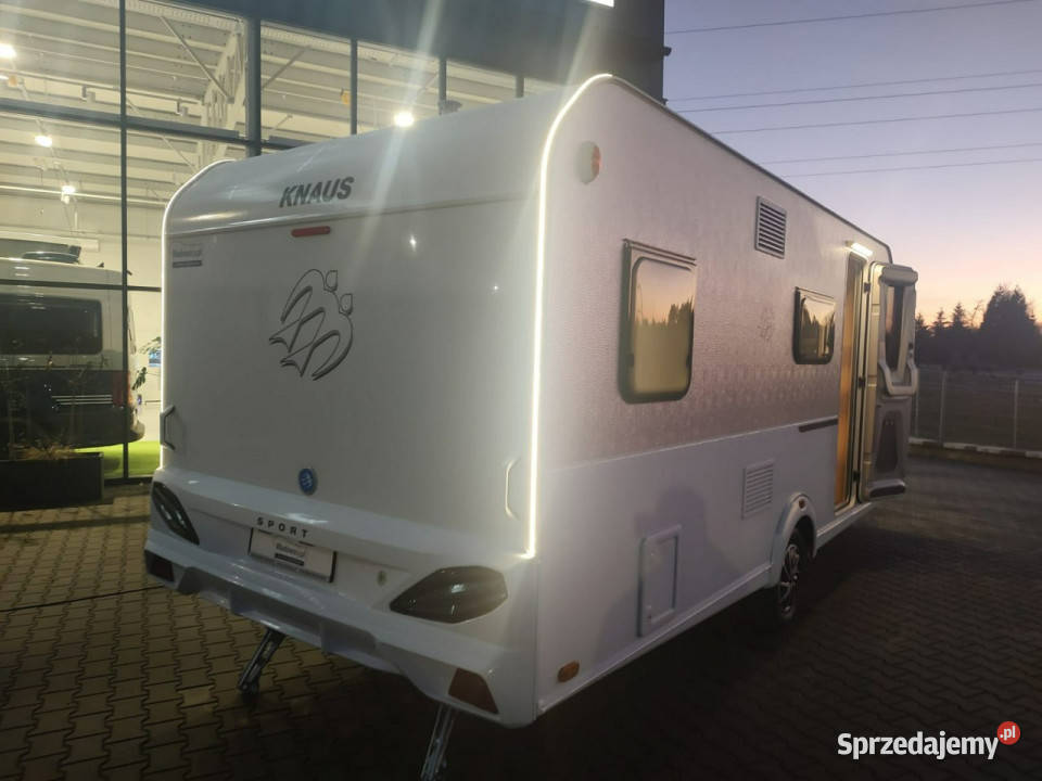 przyczepy kempingowe Knaus Sport 500 KD z dużą pełny VAT Gaj