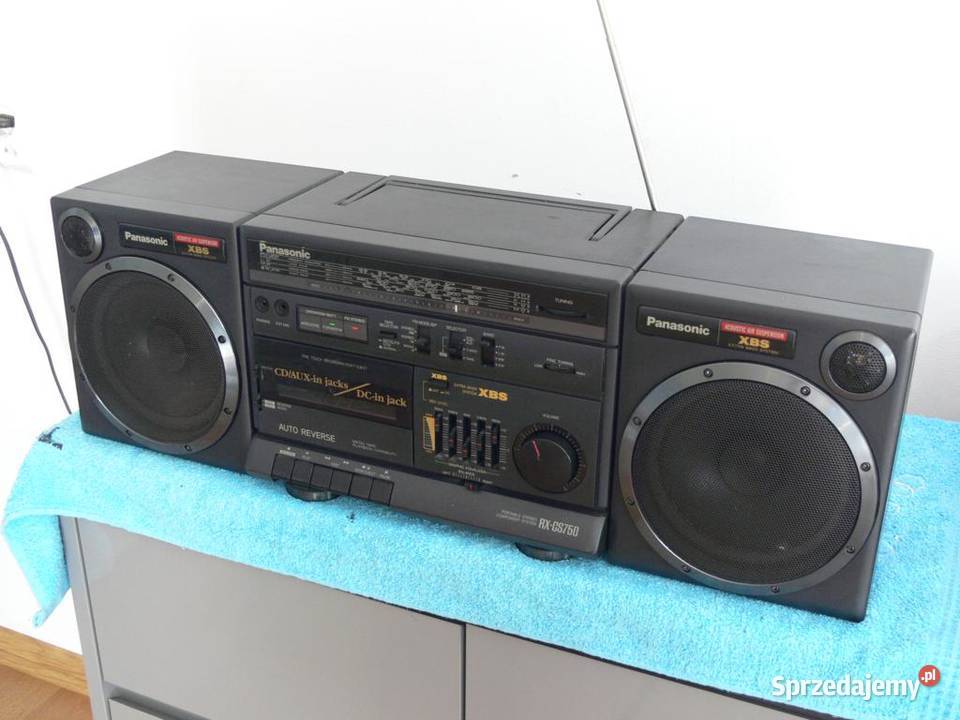 Radiomagnetofon Bombox Panasonic RXCS750 Vintage Audio podkarpackie Jasło